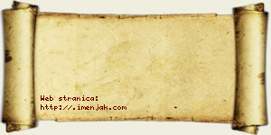 Nadja Sorak vizit kartica